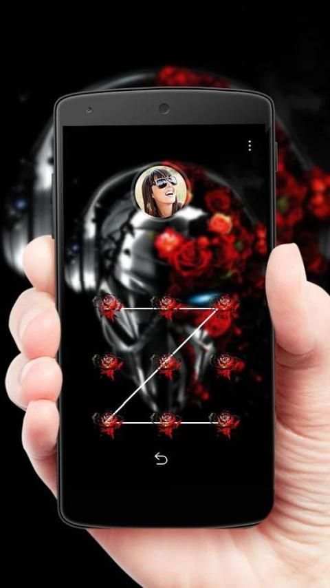 Electric robotic rose theme скриншот 3