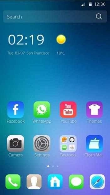 Launcher For IPhone 7 Plus + 3 تصوير الشاشة