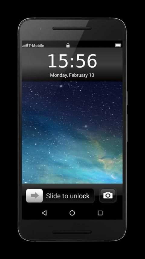 OS10 Launcher Theme Lockscreen screenshot 3