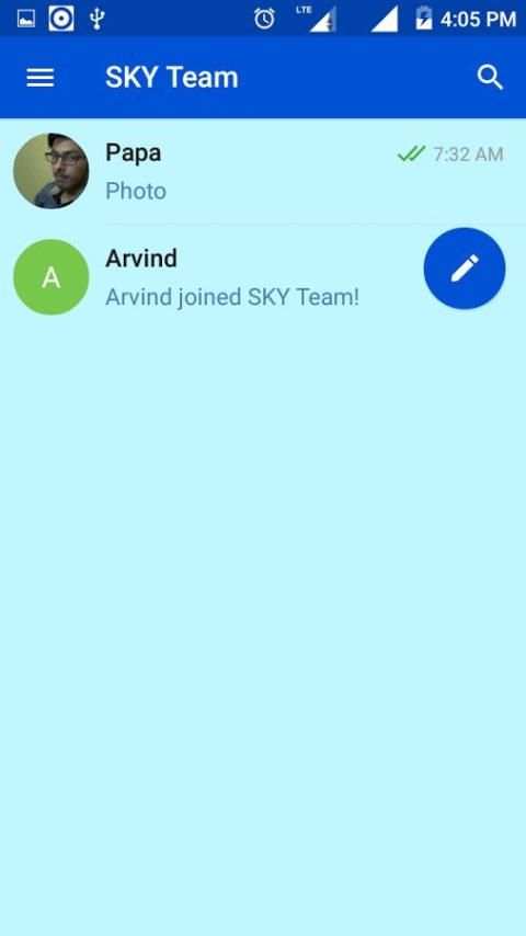 SKY MESSENGER screenshot 1