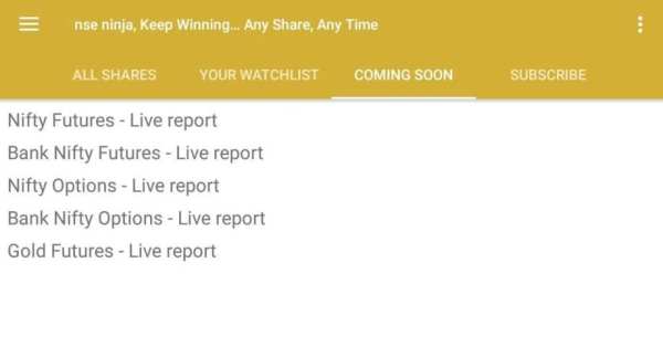 NSE Ninja screenshot 1
