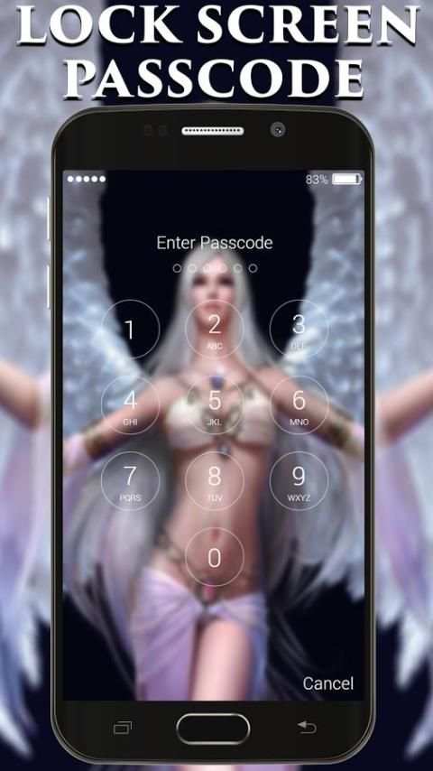 Angel Lock Screen स्क्रीनशॉट 3