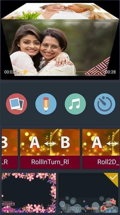 Mother's day video maker screenshot 5