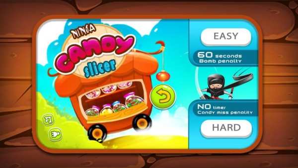 Ninja Candy Slicer screenshot 1