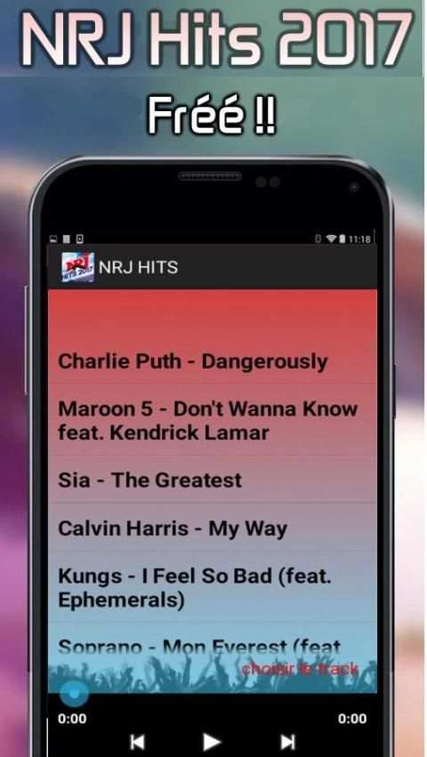 TOP NRJ HITS 2017 स्क्रीनशॉट 1