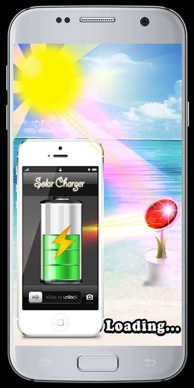 Solar Mobile Charger Prank 4 تصوير الشاشة