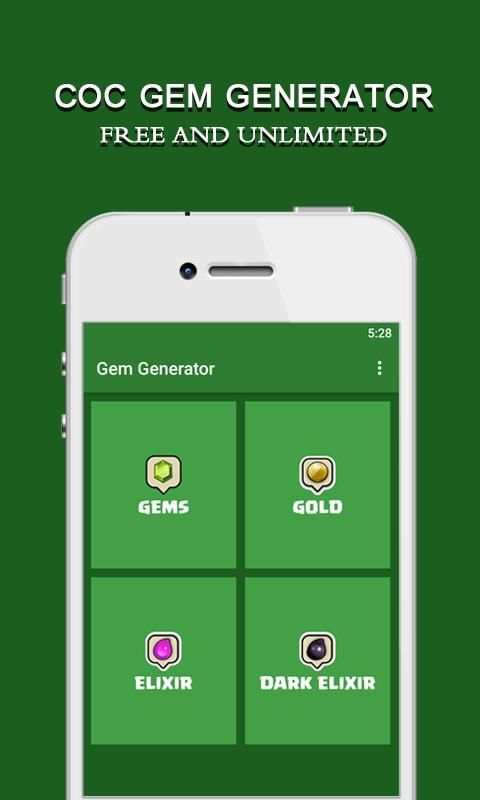 Gems Cheats For Clash Of Clans скриншот 1