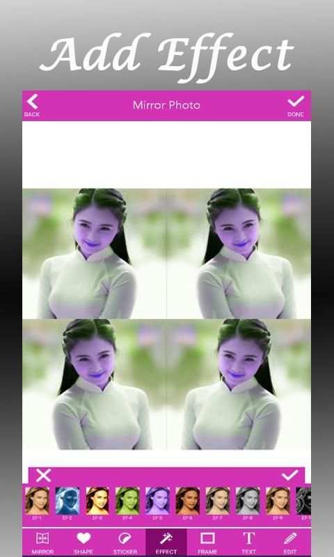 Mirror Photo Editor & collage Mirror Collage Maker स्क्रीनशॉट 2
