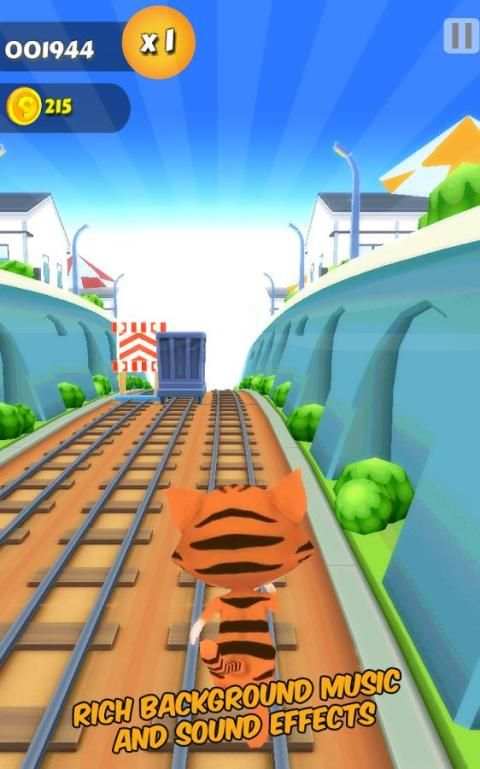 Subway Cat Run Surf - Dash скриншот 3
