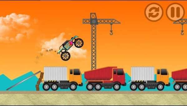 monster truck fire 4 تصوير الشاشة