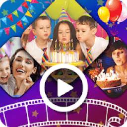 Birthday Video Maker with Song and Name