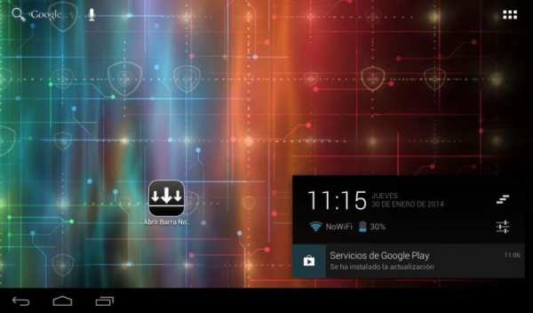 Open Notification Bar screenshot 3