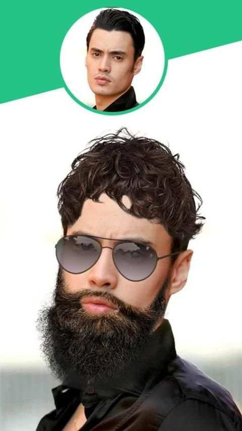Man HairStyle Mustache Editor скриншот 5