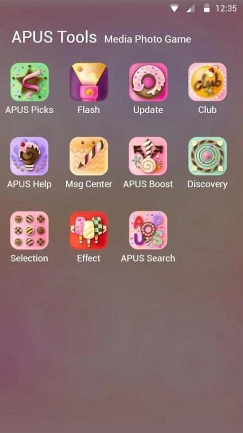 Cake Party-Tema APUS Launcher screenshot 1