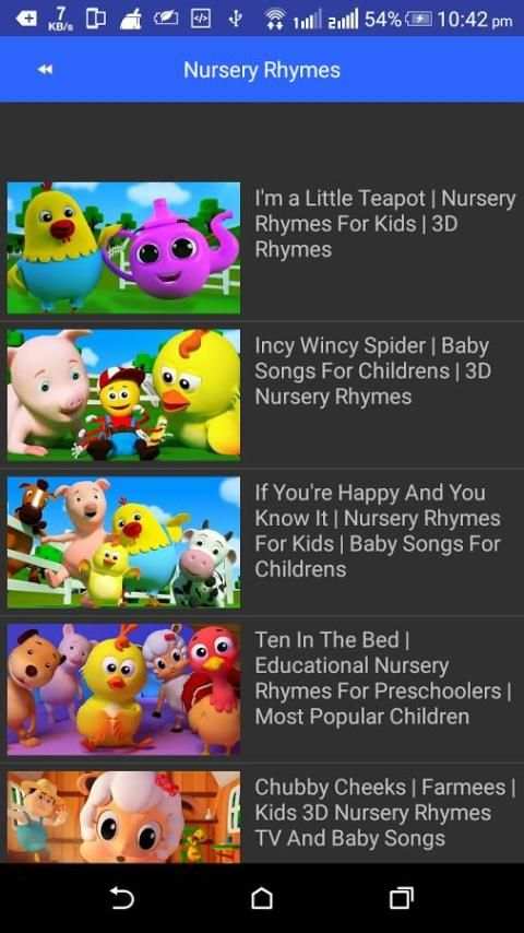 Nursery Rhymes Videos скриншот 9