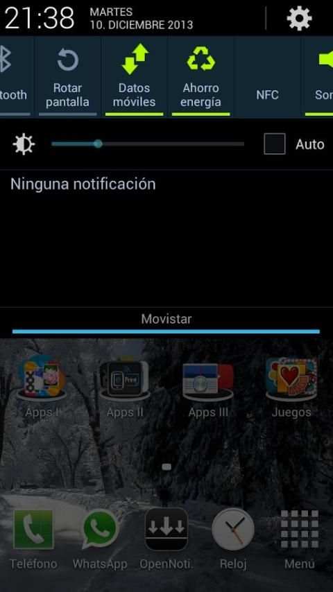 Open Notification Bar screenshot 7