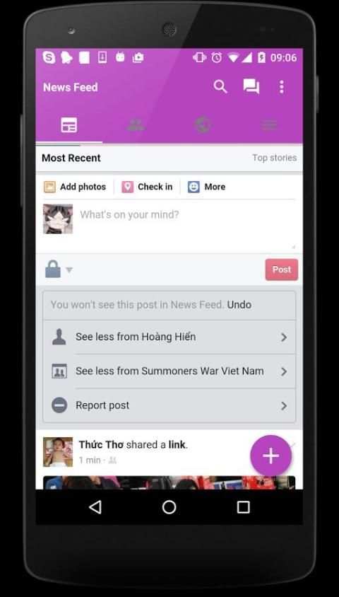 Swipe for Facebook - Mini FB screenshot 5