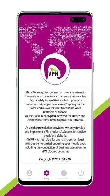 iTel VPN Pro screenshot 2