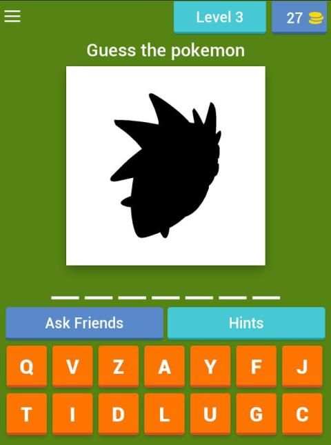 Guess That Pokemon Game скриншот 4