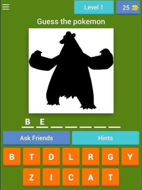 Guess That Pokemon Game скриншот 14