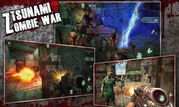 Tsunami Zombie War screenshot 1