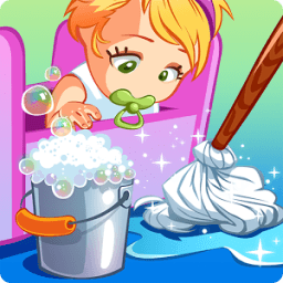 Baby Doll House Cleaning Game icon