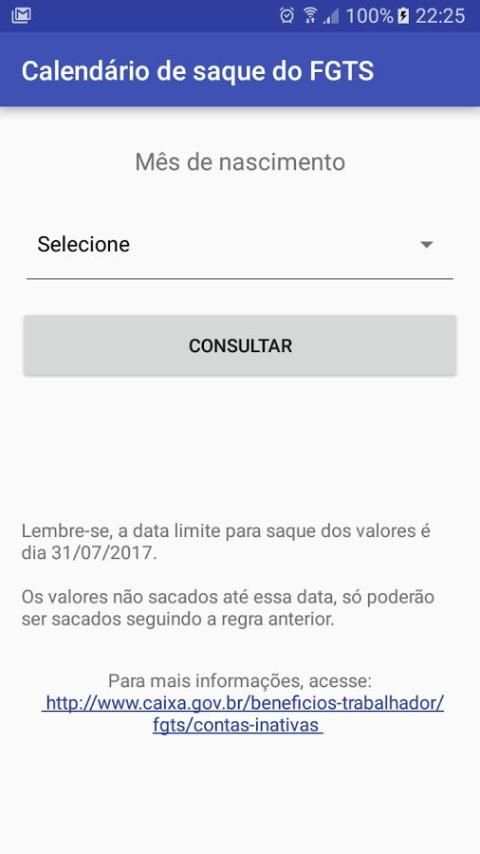 Calendário de Saque do FGTS screenshot 2