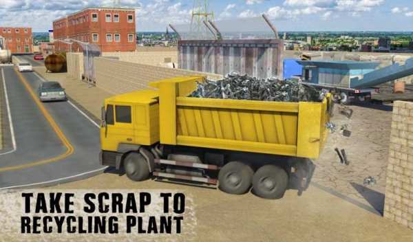 Junk Car Crusher Crane Driver screenshot 2