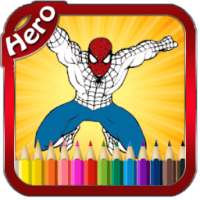 Super Hero Coloring Book