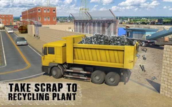 Junk Car Crusher Crane Driver screenshot 12