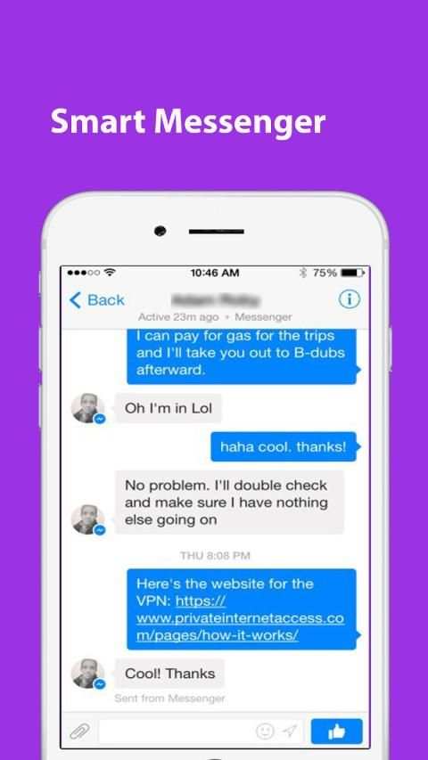Messenger Free Chat screenshot 1