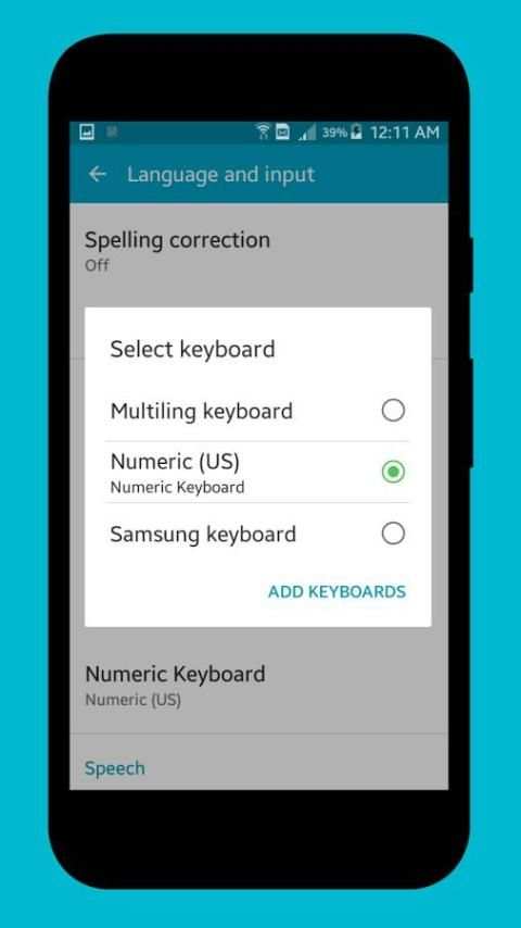 Numeric Keyboard screenshot 13