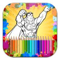 Super Heroes Coloring Book on 9Apps