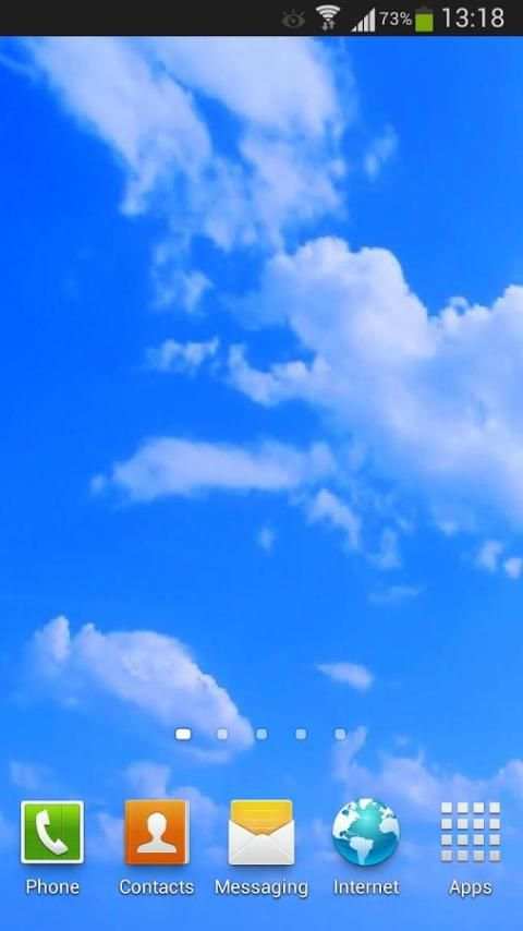 Blue Sky Live Wallpaper HD 3 screenshot 4