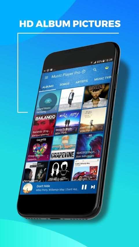 Music Player Free स्क्रीनशॉट 1