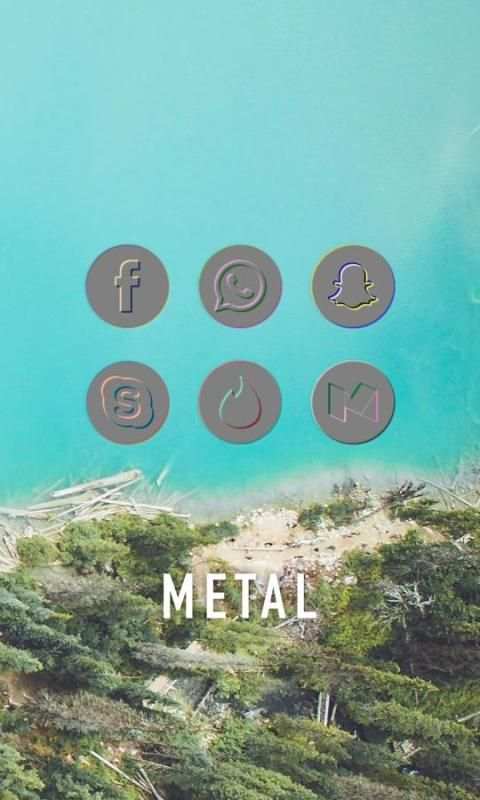 MetalCons : Launcher Icon pack screenshot 1