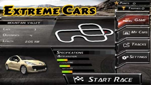 3D Extreme Cars Racing 2016 screenshot 4