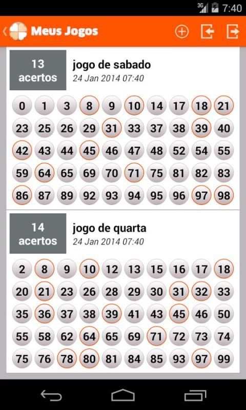 Minha Lotomania Lite screenshot 6