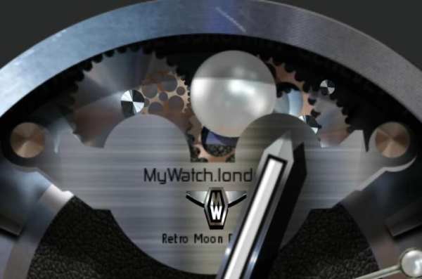 Retro Moon Phase Watch Face screenshot 3