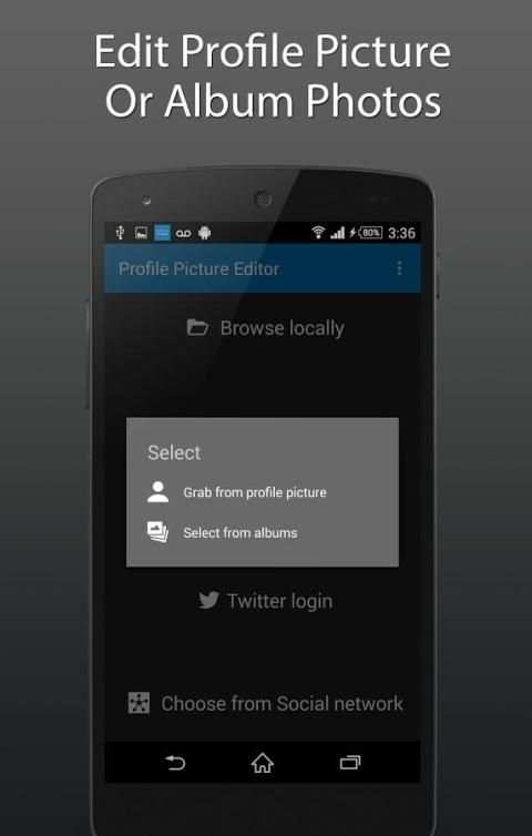Profile Picture Editor скриншот 1