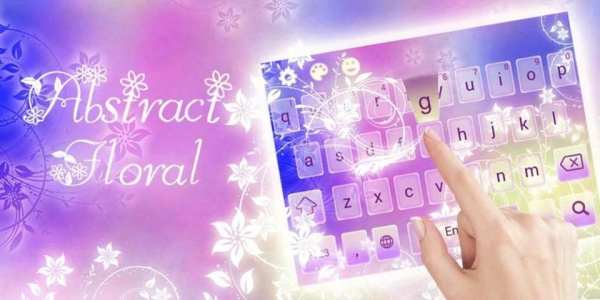 Floral Abstract-Keyboard screenshot 1