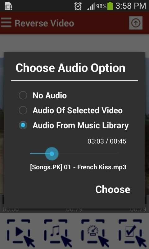 Reverse Video FX Movie Editor screenshot 8