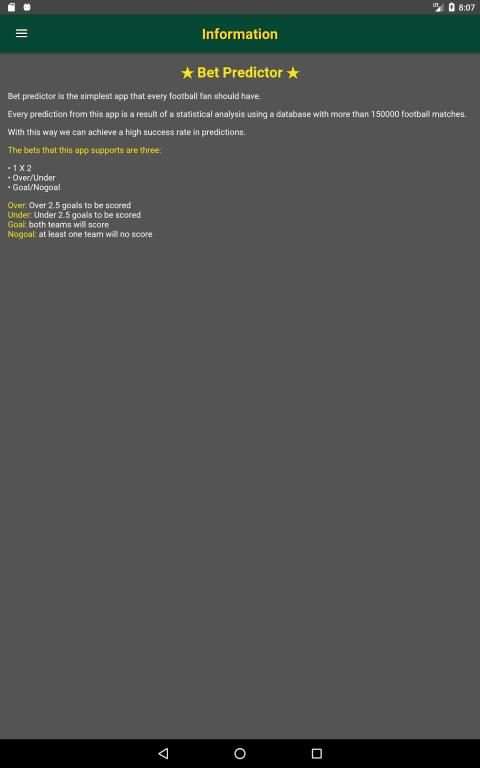 Bet Predictor स्क्रीनशॉट 3