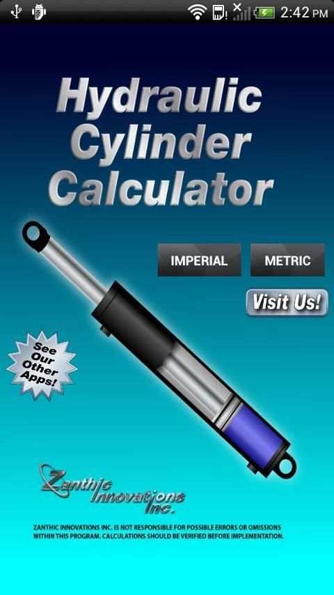 Hydraulic Cylinder Calc Free screenshot 4