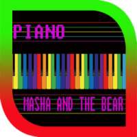 Masha and the Bear piano game logo