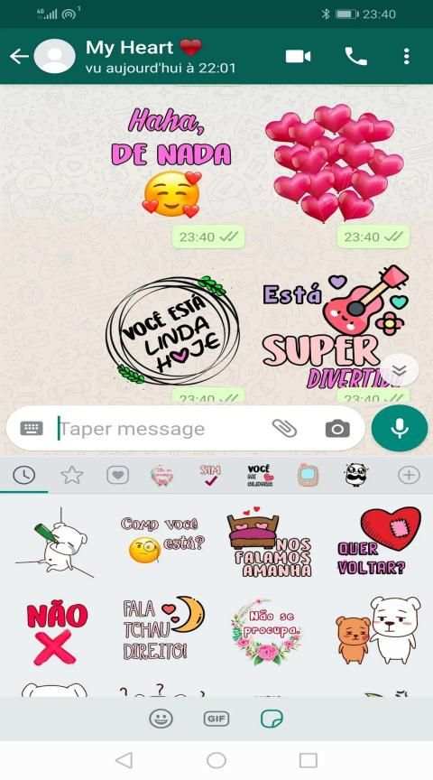 Figurinhas de amor para WhatsApp**WAStickerApps screenshot 7