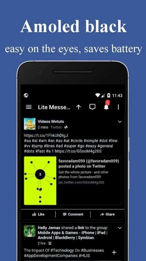Mini Messenger- Lite Messenger screenshot 5