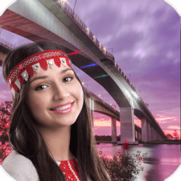 Famous Bridge Photo Background иконка