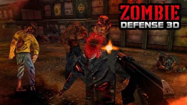 Zombie Defense 3D स्क्रीनशॉट 6