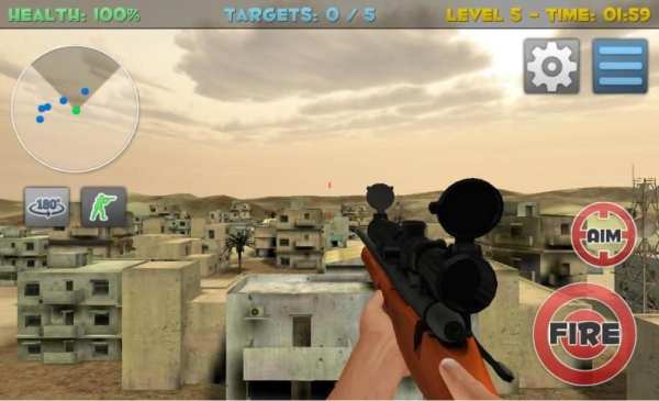 Sniper Commando Assassin 3D скриншот 6